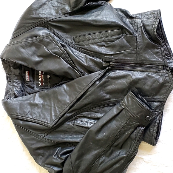 Vintage riding thinsulate Wilson's Leather jacket - Picture 7 of 8